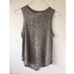 Metallic muscle tee